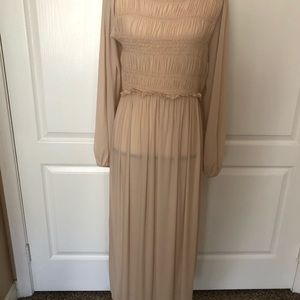 Beautiful Cream Color Dress